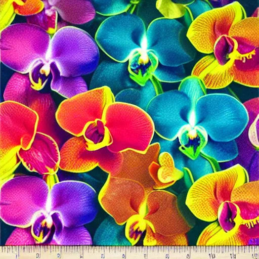 Prompt: wexretro aferrons rainbow rainbow implications orchids