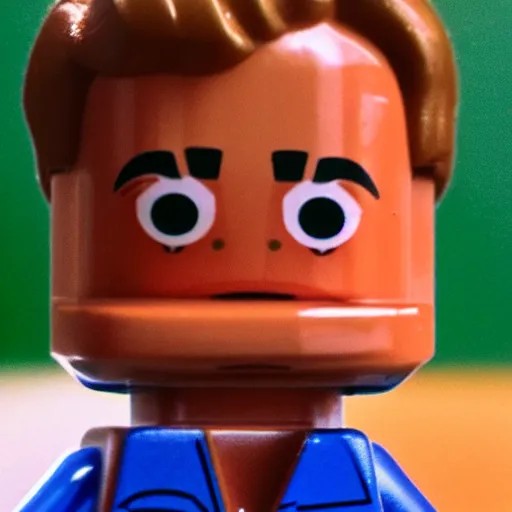 Prompt: bill murray as a lego man