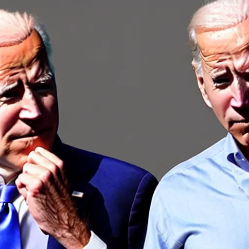 Image similar to joe biden smelling el chapo's hair