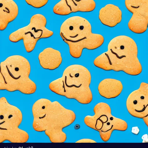 Image similar to cute cookies,vector