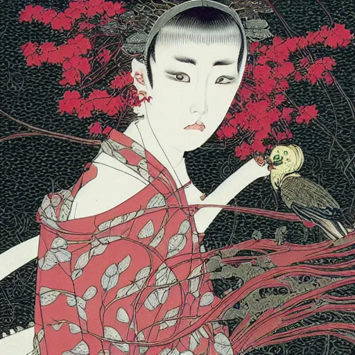 Image similar to revenge, Takato Yamamoto, high detail, award winning illustration