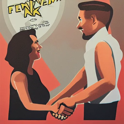 Image similar to Fever dream handshake