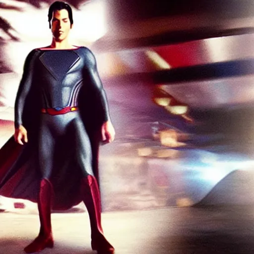 Image similar to “Keanu Reeves as Superman”