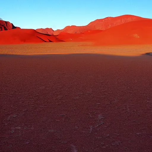 Image similar to red desert valley