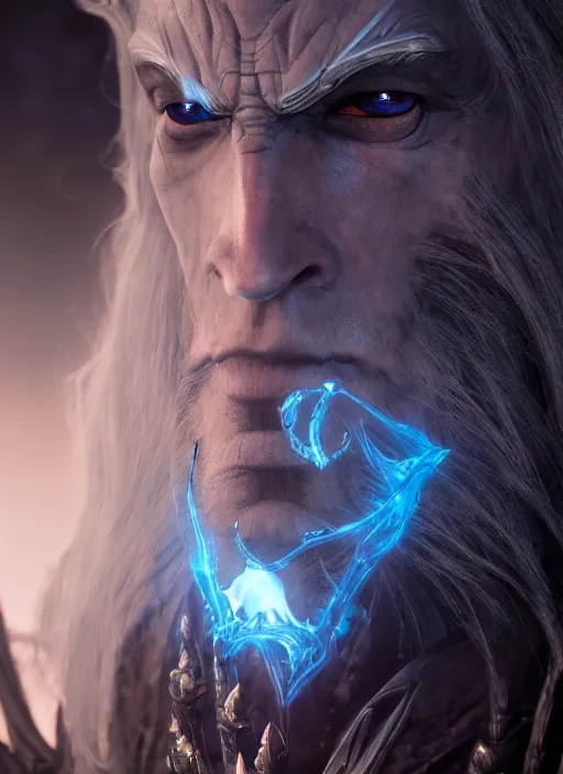 Image similar to hades ultra detailed fantasy, elden ring, realistic, dnd character portrait, full body, dnd, rpg, lotr game design fanart by concept art, behance hd, artstation, deviantart, destiny 2, global illumination radiating a glowing aura global illumination ray tracing hdr render in unreal engine 5