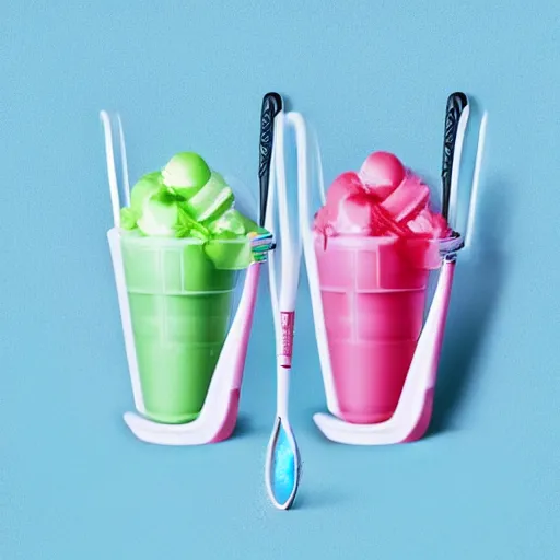 Image similar to three cups of yougurt jars next to a tennis racket, a stock photo by pia fries, trending on pinterest, lyco art, y 2 k aesthetic, vaporwave, aesthetic, side view