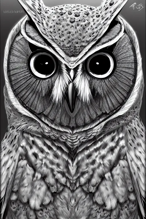 Image similar to mars owl, highly detailed, digital art, sharp focus, trending on art station