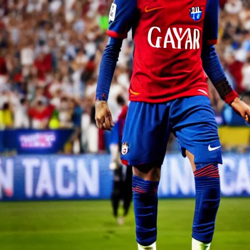 Prompt: Neymar Jr is captain america