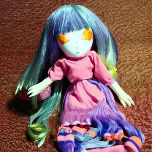 Image similar to fumo doll under the influence of psychedelics