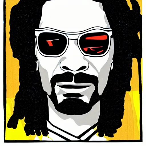 Prompt: Snoop Dogg as a Minecraft character