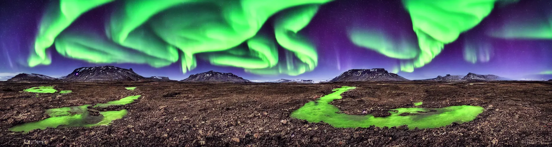 Prompt: beautiful mountain landscape of iceland at night with the majestic aurora borealis , art, high detail, high definition, photorealistic, hdr,