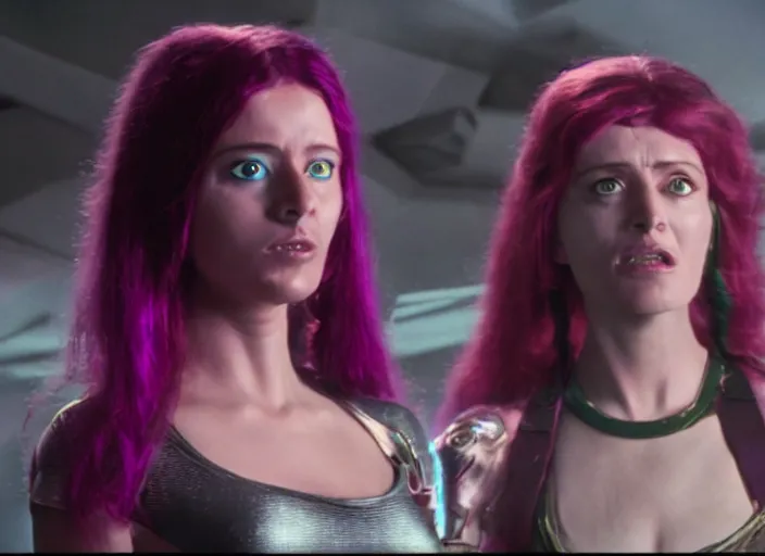 Image similar to film still of leela in the scifi movie, 4 k