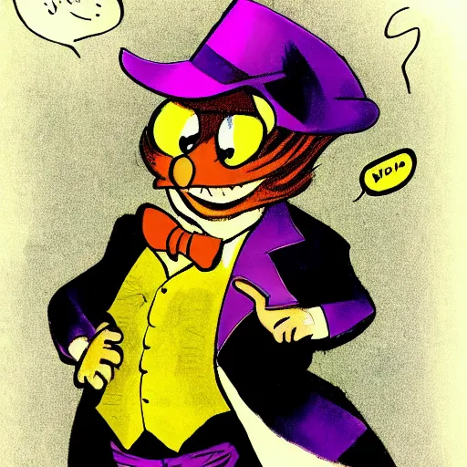 Prompt: Garfield as the Joker