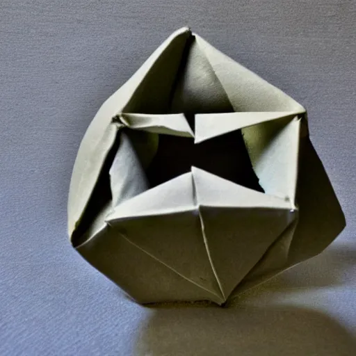 Image similar to origami stone