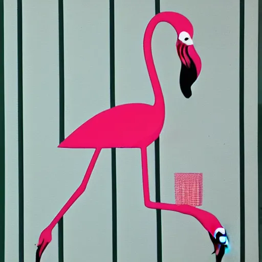 Image similar to flamingo bauhaus