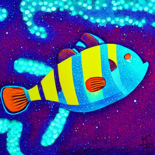 Image similar to disco fish by hideo kodzima