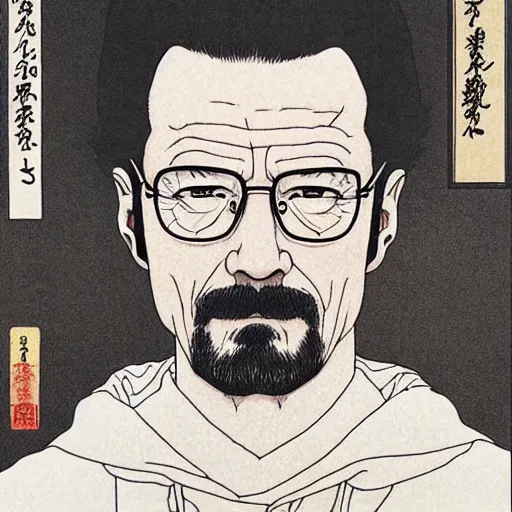 Prompt: walter white by takato yamamoto