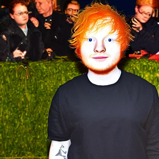 Image similar to ed sheeran as an egg