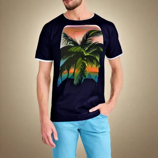 Image similar to hawaiian t - shirt design for men