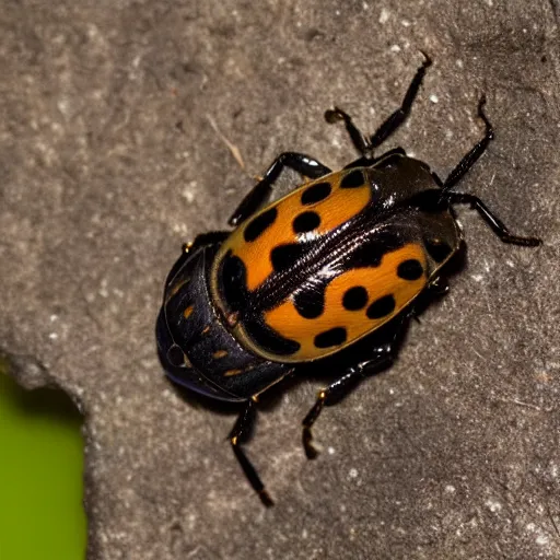 Prompt: unknown beetle species found in a cave