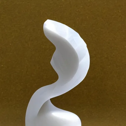 Prompt: !dream abstract carved quartz sculpture, wiggly non rational shapes, fluid and dynamic, sharp and smooth, product photo
