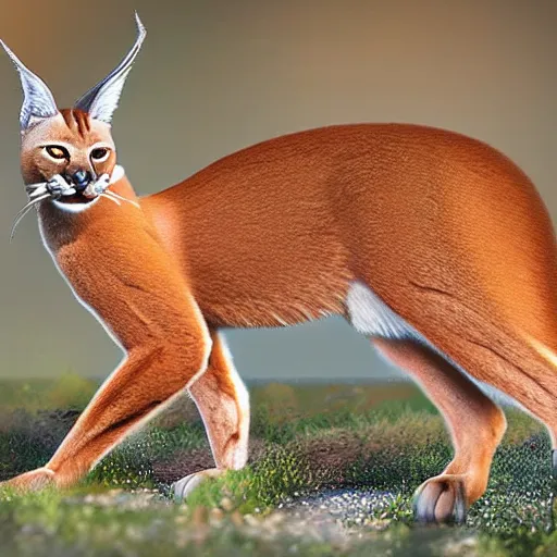 Prompt: a caracal playing with a pc, photorealistic, 8 k, ultra detailed