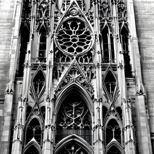 Prompt: new york with gothic architecture, very details