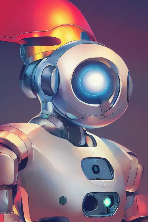 Image similar to metabots medabots medarotto medarot robot minimalist comics helmet mask neon cybereye, behance hd by jesper ejsing, by rhads, makoto shinkai and lois van baarle, ilya kuvshinov, rossdraws global illumination ray tracing hdr radiating a glowing aura