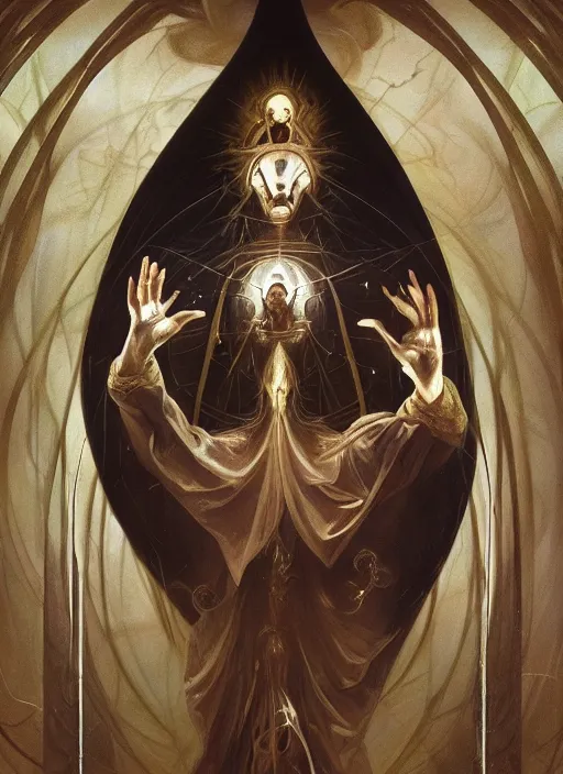 Image similar to album art divine holy glowing symbol spell , physically accurate, moody dynamic lighting, very very intricate, very very elegant, highly detailed, digital painting, artstation, HR GIGER, Hieronymus Bosch, Francis Bacon, concept art, smooth, very beautiful, sharp focus, illustration, art by artgerm and greg rutkowski and alphonse mucha