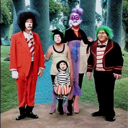 Image similar to the scariest looking oompas loompas