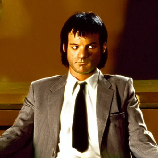 Prompt: bill murray in pulp fiction