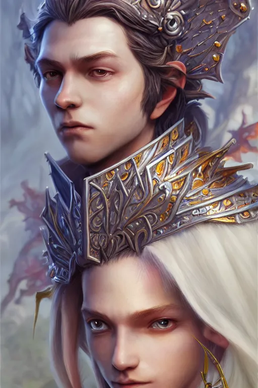 Image similar to fairy king, highly detailed, d & d, fantasy, highly detailed, digital painting, trending on artstation, concept art, sharp focus, illustration, global illumination, ray tracing, realistic shaded, art by artgerm and greg rutkowski and fuji choko and viktoria gavrilenko and hoang lap,