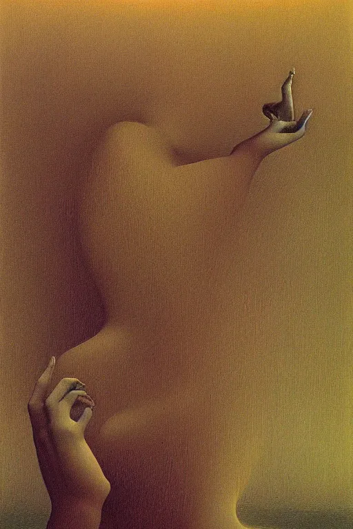 Image similar to what is love painting by zdzisław beksinski