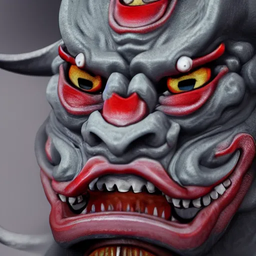 Image similar to Japanese Oni demon, high detail, cinematic, 8k