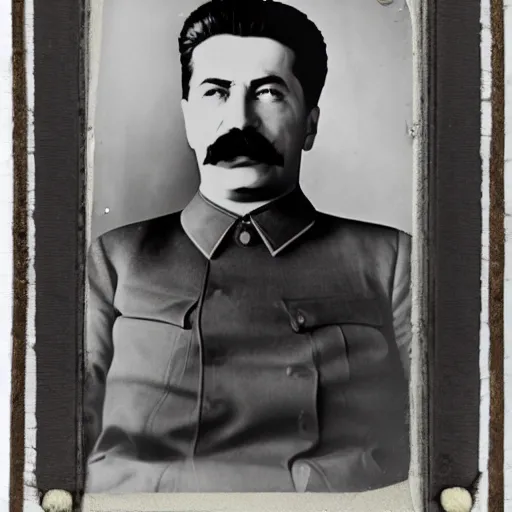 Prompt: stalin, post mortem style photo, 1 9 0 0 - s, scary photo