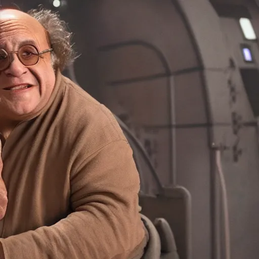 Image similar to danny devito in star wars, 8k resolution, full HD, cinematic lighting, award winning, anatomically correct