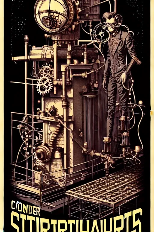 Prompt: corner of a steampunk mad scientist labratory, high details, intricately detailed, by vincent di fate, inking, 3 color screen print, masterpiece, trending on artstation,, sharp, details, hyper - detailed, hd, 4 k, 8 k