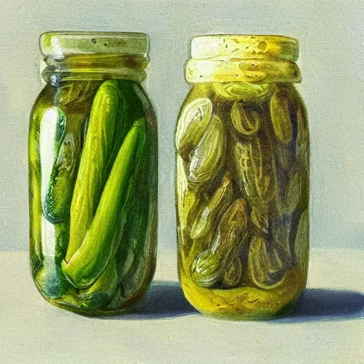 Prompt: realistic pickles