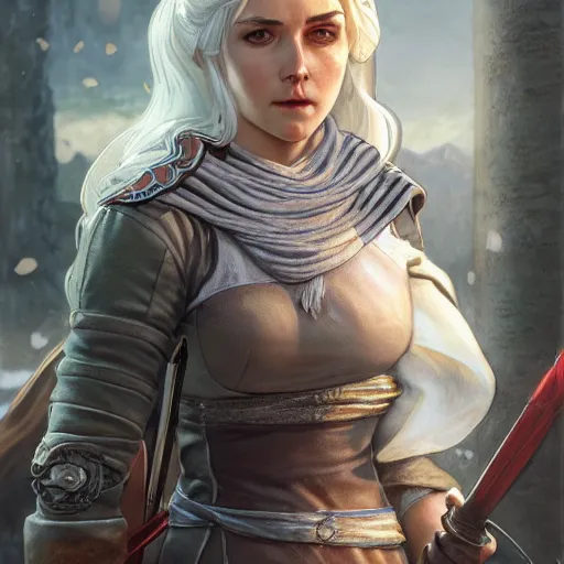 Image similar to cirilla stylized as funko toy, ultra realistic, concept art, intricate details, highly detailed, photorealistic, octane render, 8 k, unreal engine. art by artgerm and greg rutkowski and alphonse mucha