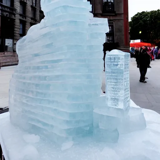 Image similar to ice sculpture of the by emma watson