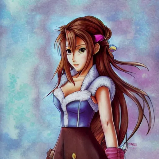 Image similar to aerith gainsborough by zeronis