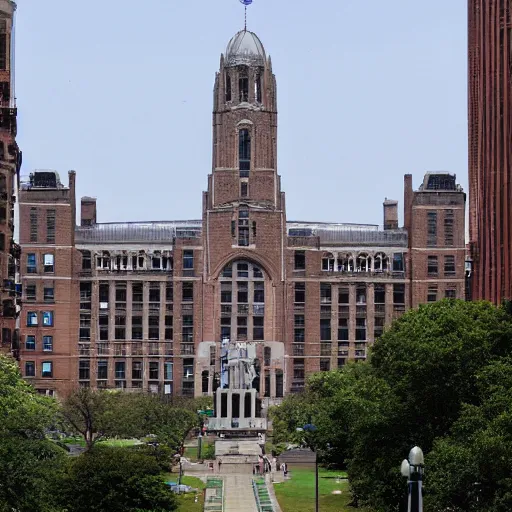 Image similar to a photograph of the campus of columbia university