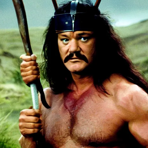 Image similar to bill murray as conan the barbarian