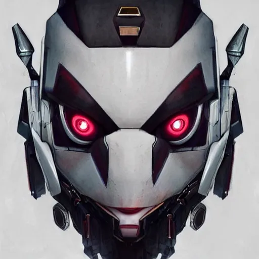 Prompt: a female transformer with a septum ring, glowing eyes, very symmetrical face, highly detailed, by vitaly bulgarov, by steven zavala, by matt tkocz, by shane baxley, metal gear solid, transformers cinematic universe, pinterest, deviantart artstation, concept art world _ h 7 5 0