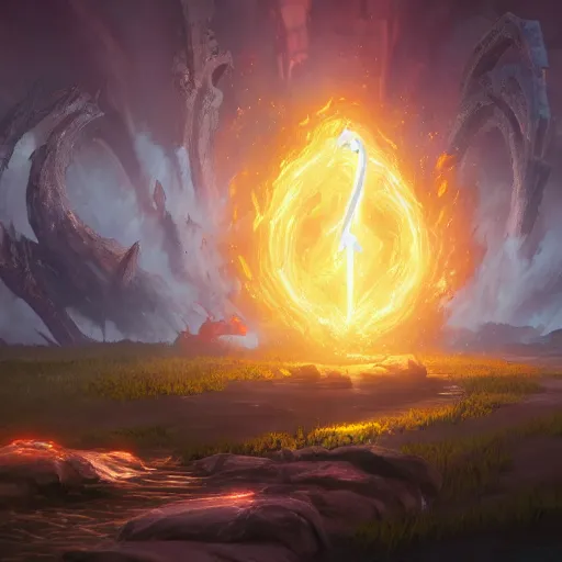 Image similar to thunder summoning spell, thunder summoning spell, thunder lightning spell, lightning spell, summoning spell, bright art masterpiece artstation. 8 k, sharp high quality artwork in style of jose daniel cabrera pena and greg rutkowski, concept art by tooth wu, blizzard warcraft artwork, hearthstone card game artwork