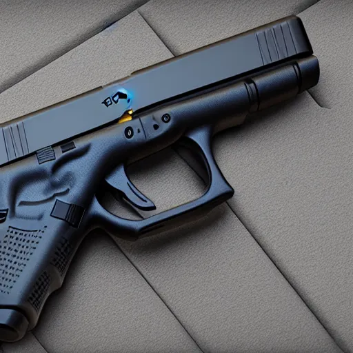 Prompt: glock 1 9, photorealistic, high detail, color graded, 8 k, good quality, realistic