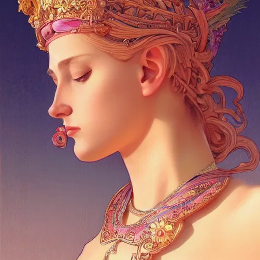 Image similar to portrait of a goddess, homer simpson, intricate, elegant, highly detailed, digital painting, artstation, concept art, smooth, sharp focus, illustration, art by artgerm and greg rutkowski and alphonse mucha and william - adolphe bouguereau