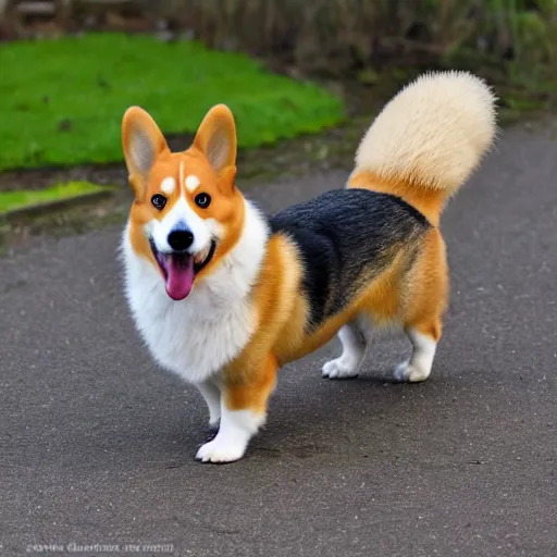 Image similar to Corgi, Makato Shinkai