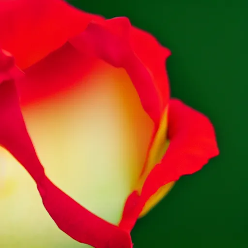 Prompt: a zoomed in macro 8mm photo of a red rose petal, macro photograph, photo, photorealistic, microscopic photo