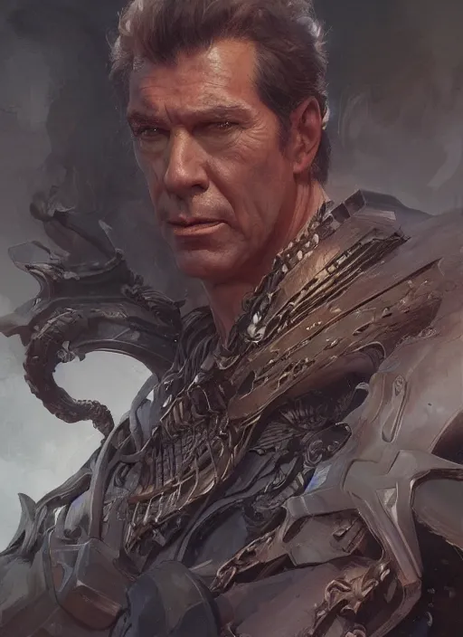 Image similar to Portrait of Kramer, marvel comics, dark, intricate, highly detailed, smooth, artstation, digital illustration by Ruan Jia and Mandy Jurgens and Artgerm and Wayne Barlowe and Greg Rutkowski and Frank Frazetta